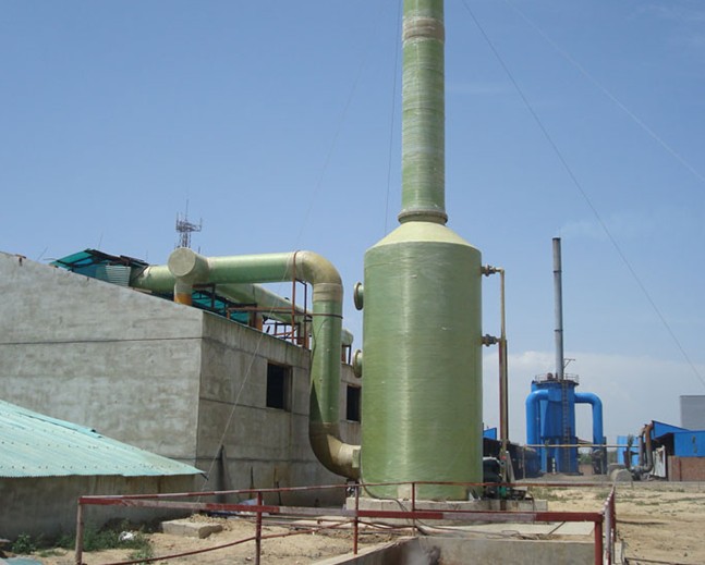 玻璃鋼脫硫塔圖片/玻璃鋼脫硫塔樣板圖 (2)