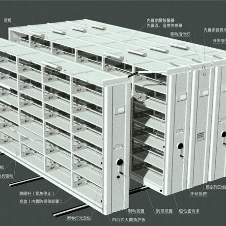 档案密集架 密集架定做 库房密集架厂家 档案密集架价格 密集柜图片