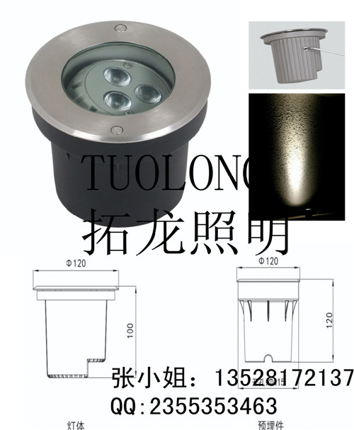 地埋燈 轉(zhuǎn)角地埋燈 LED偏光可調(diào)角度*地埋燈 安裝方便