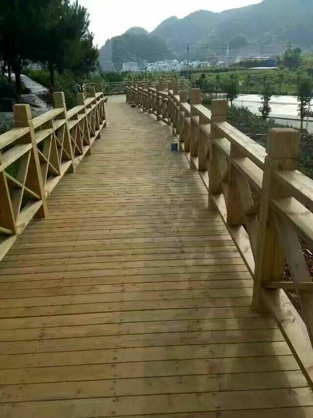 防腐木木橋圖片/防腐木木橋樣板圖 (2)
