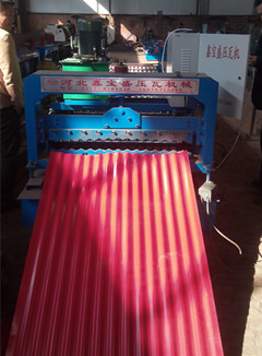 鑫寶盛850型水波紋壓瓦機(jī)圖片