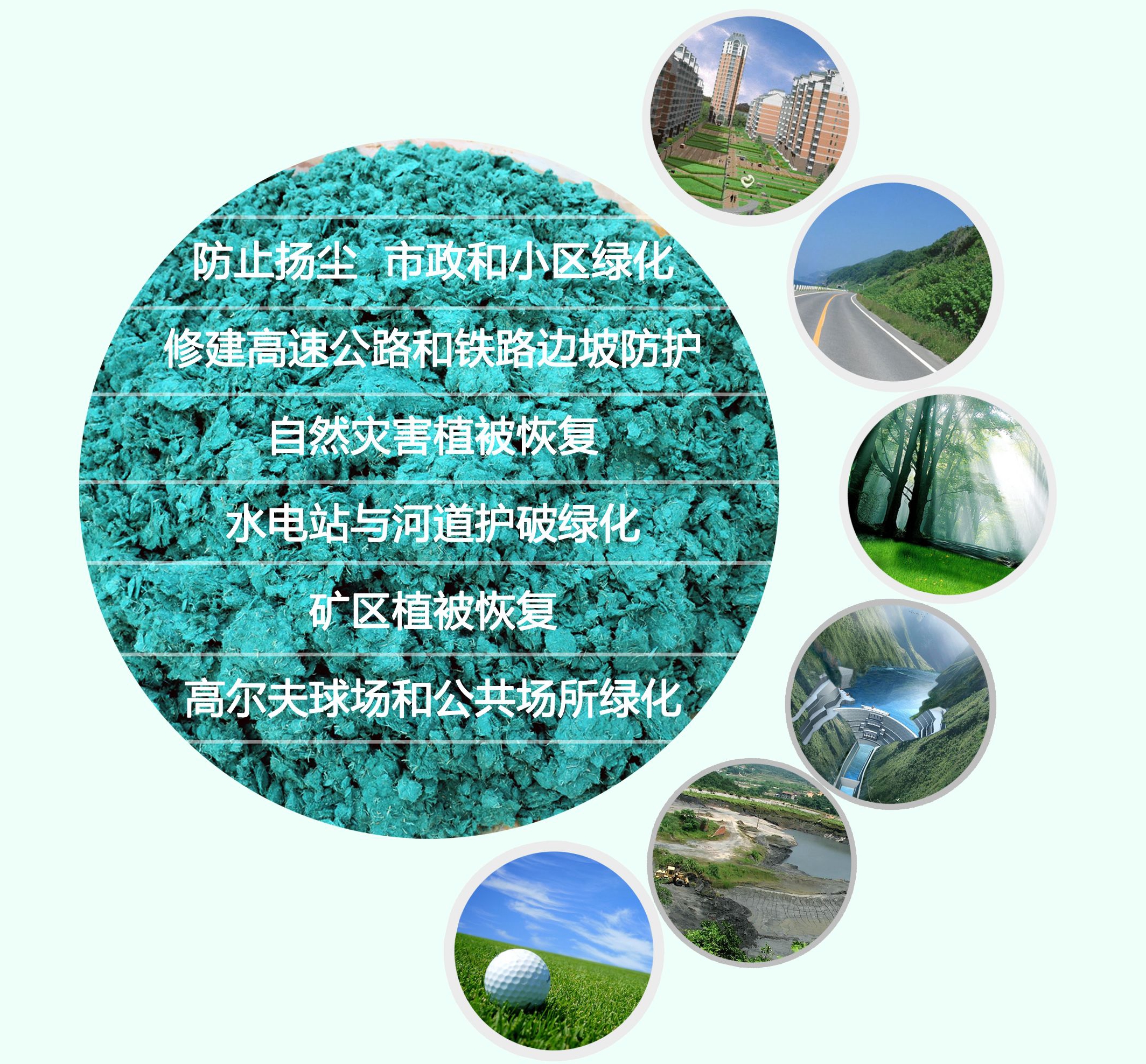 木纖維邊坡噴播復(fù)綠工程