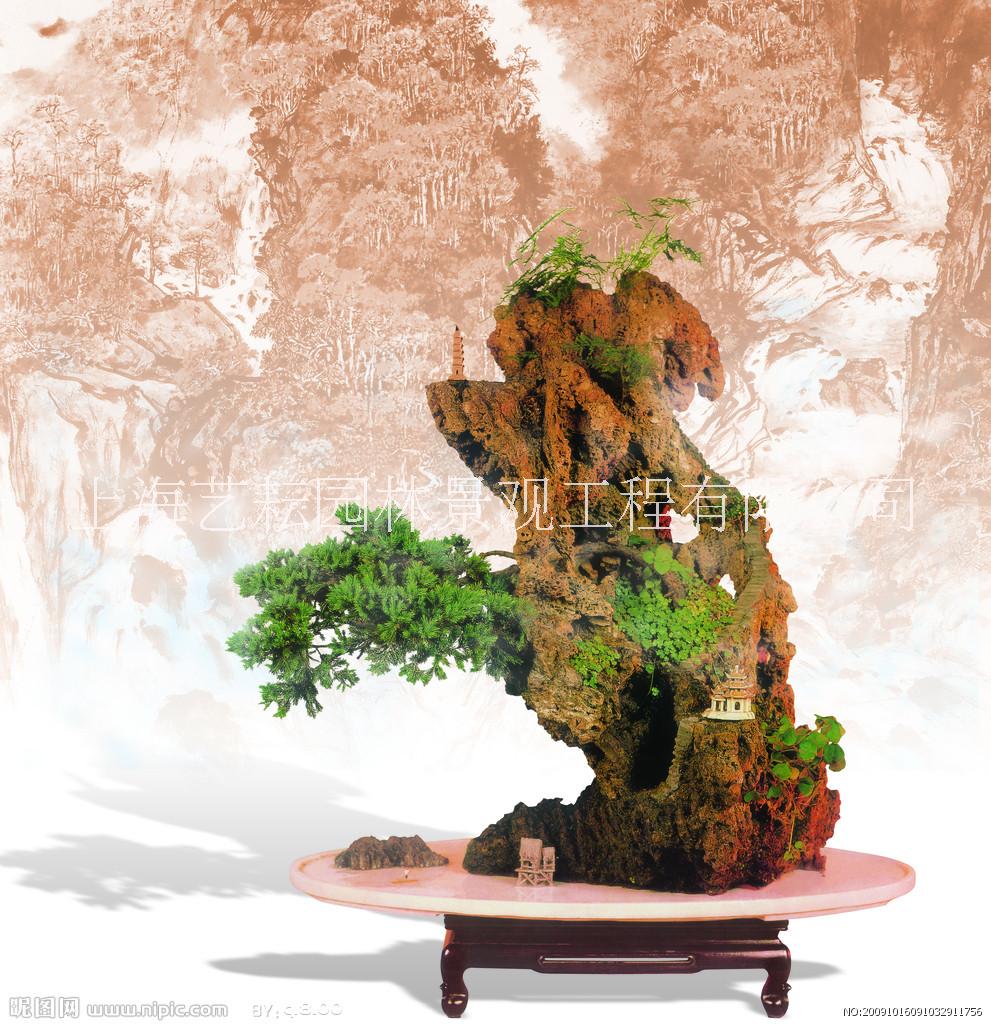 新品吸水石假山 新品吸水石假山及盆景圖片