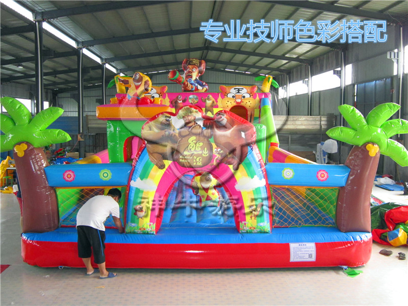 充氣大滑梯圖片/充氣大滑梯樣板圖 (1)