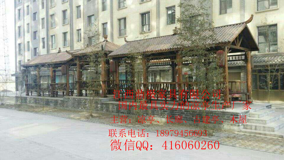 古建徽派長廊圖片