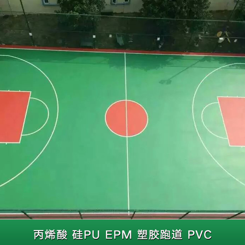 深圳丙烯酸硅PU籃球場地面施工圖片/深圳丙烯酸硅PU籃球場地面施工樣板圖 (1)