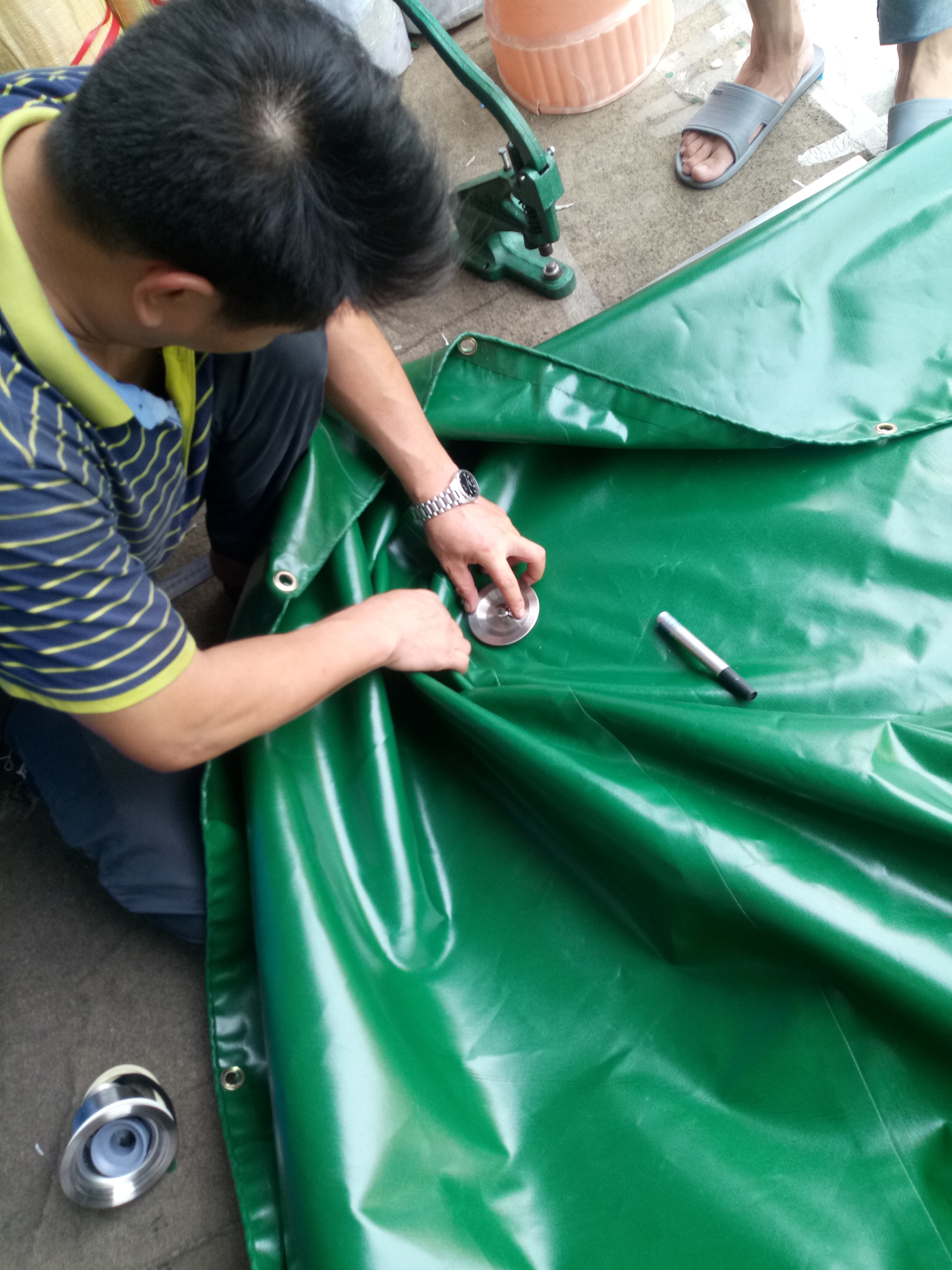 帆布魚池圖片/帆布魚池樣板圖 (2)