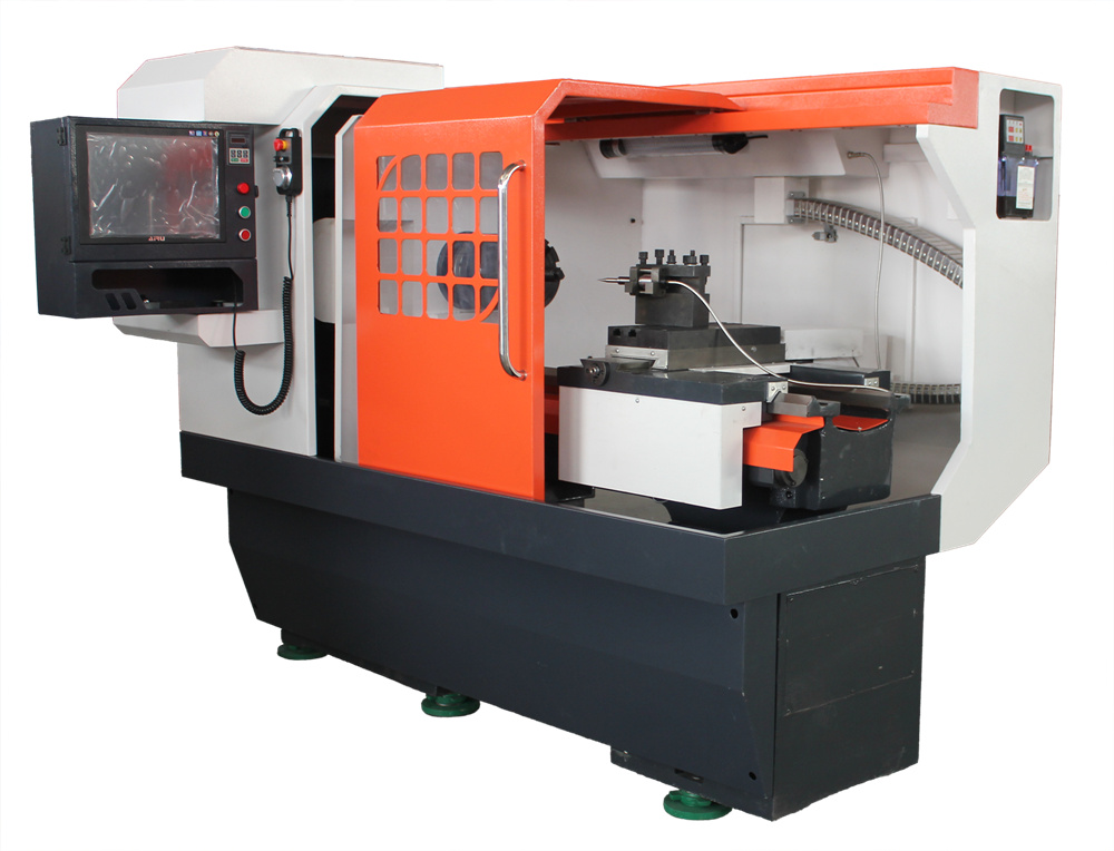 全自動免編程三探測系統(tǒng)輪轂拉絲機