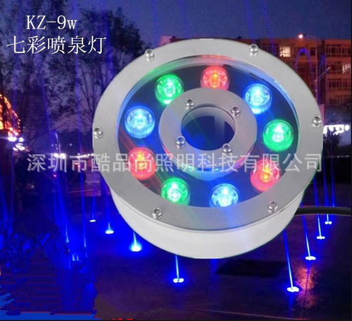 LED七彩水底燈圖片