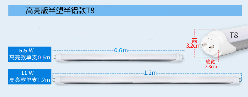 LED灯 节能T8灯管厂家批发 LED灯厂家批发 LED照明灯图片