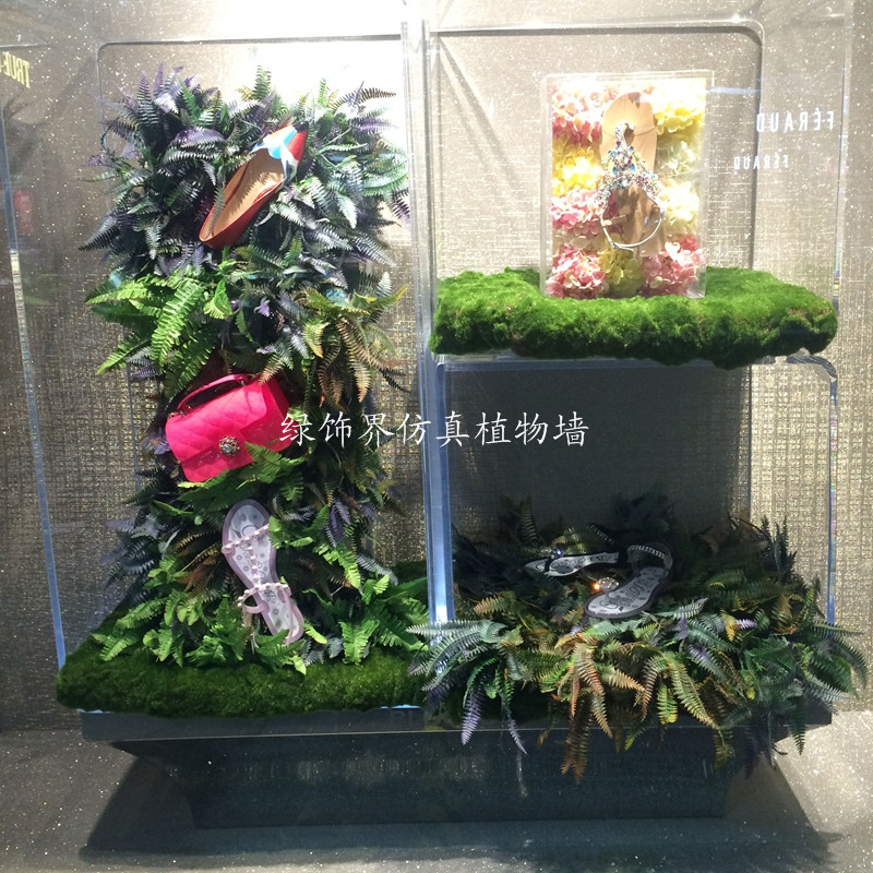 供应用于各种场所的绿植装饰仿真植物 沈阳仿真植物墙|仿真绿植美陈设计