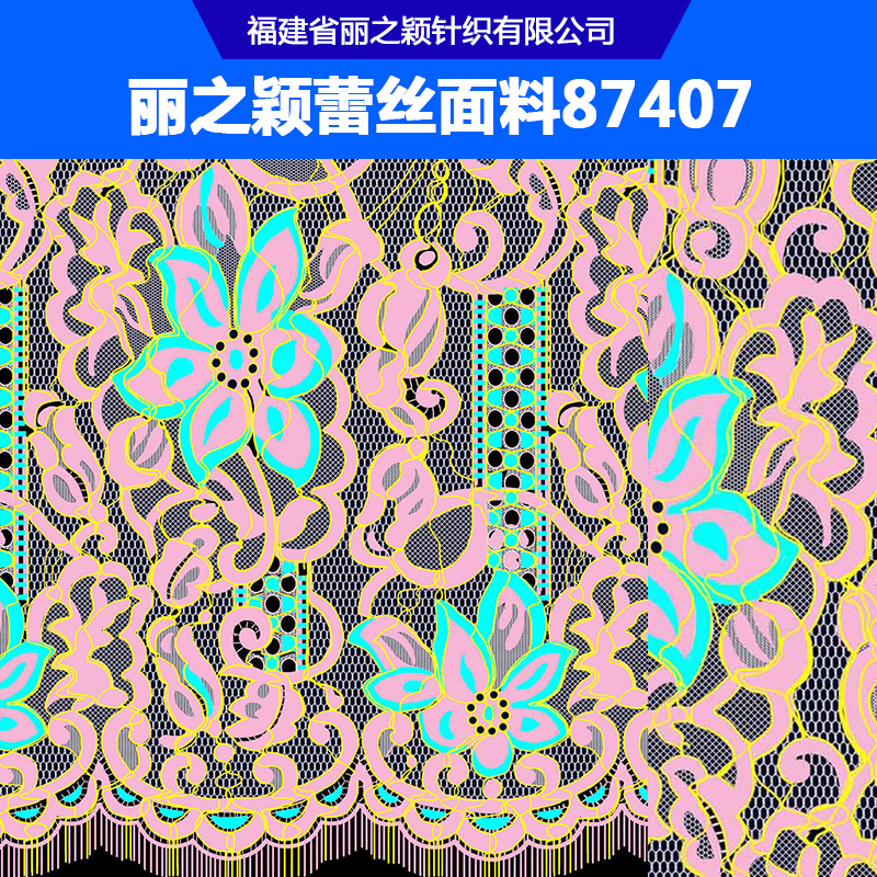 麗之穎蕾絲面料87407圖片/麗之穎蕾絲面料87407樣板圖 (2)