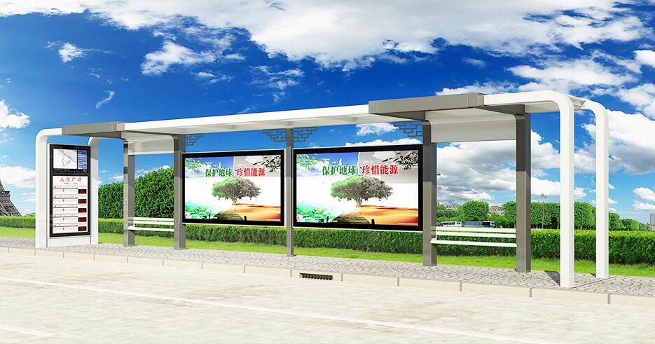 公交候車(chē)亭圖片/公交候車(chē)亭樣板圖 (2)