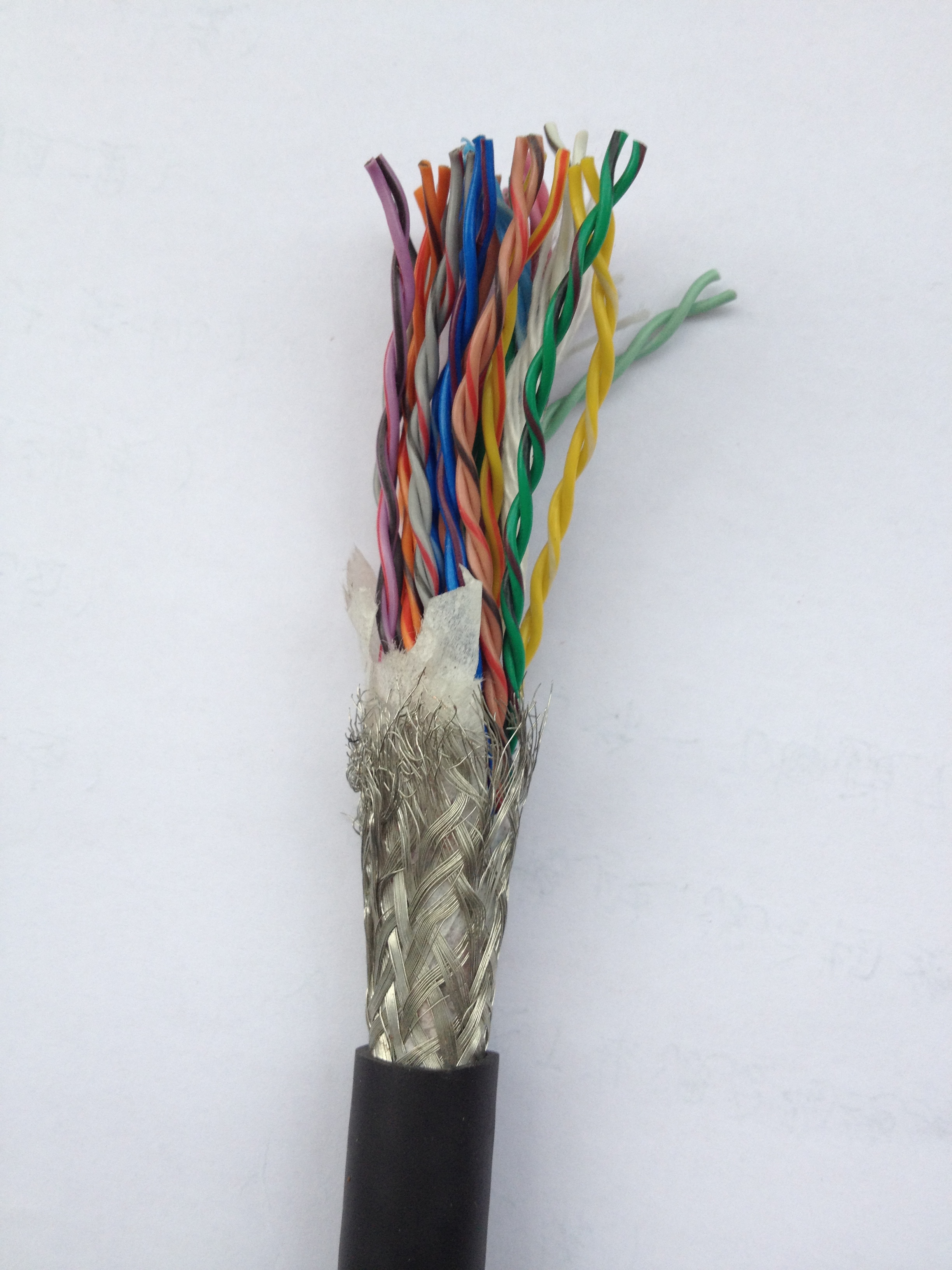 機(jī)器人信號(hào)拖鏈電纜圖片/機(jī)器人信號(hào)拖鏈電纜樣板圖 (2)