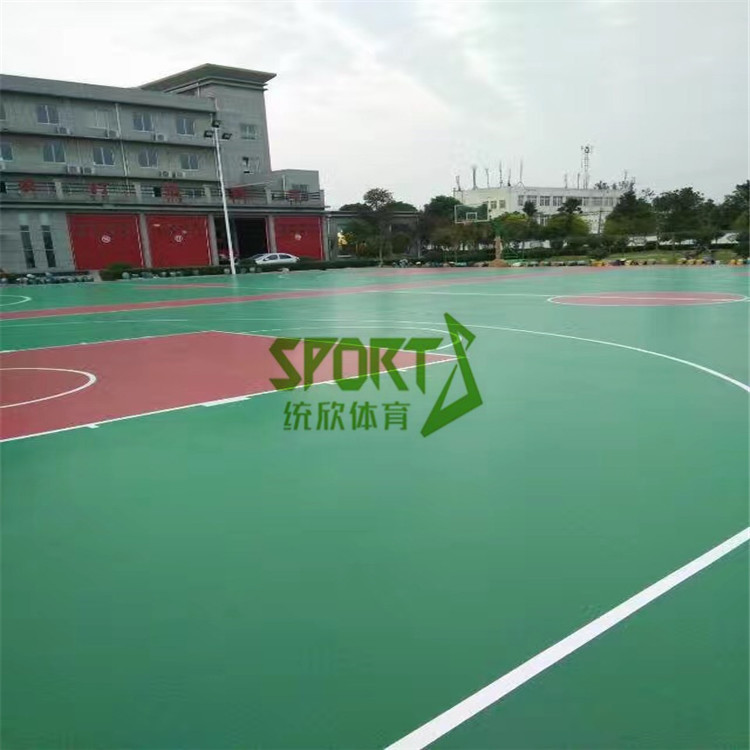 塑膠籃球場圖片/塑膠籃球場樣板圖 (4)