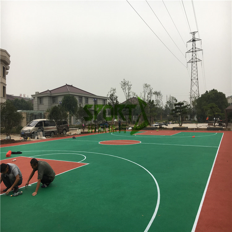 塑膠籃球場圖片/塑膠籃球場樣板圖 (3)