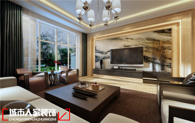 水晶城135平米現(xiàn)代簡約風(fēng)格