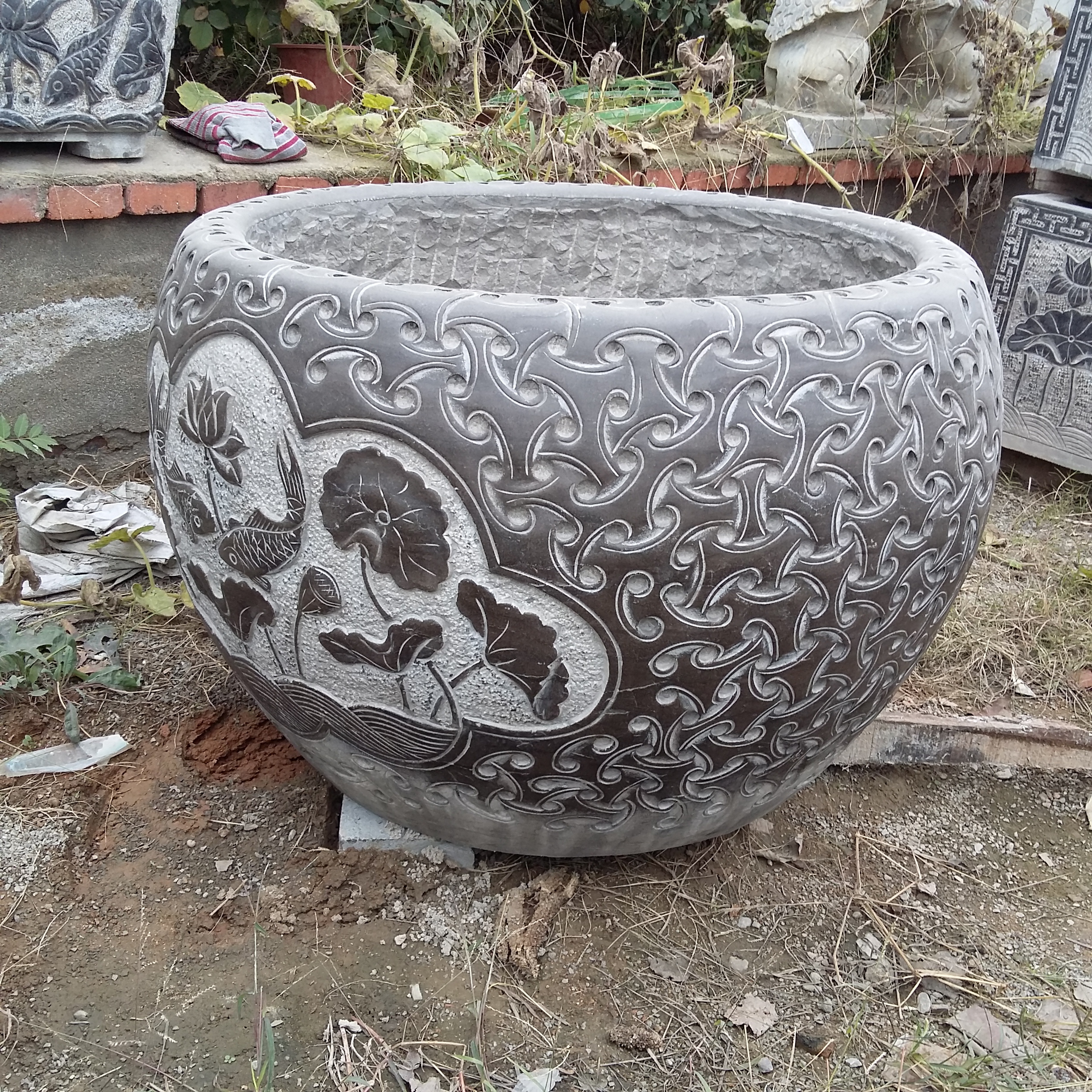 石雕拴馬樁圖片/石雕拴馬樁樣板圖 (4)