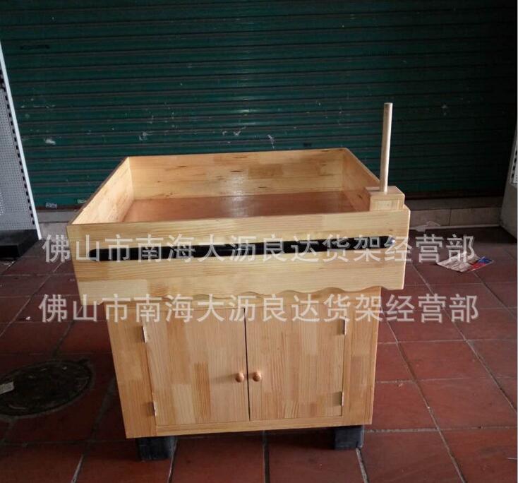 超市* 木質(zhì)貨架糧食架米斗五谷雜糧柜 木質(zhì)水果食品堆頭架 木質(zhì)堆頭架
