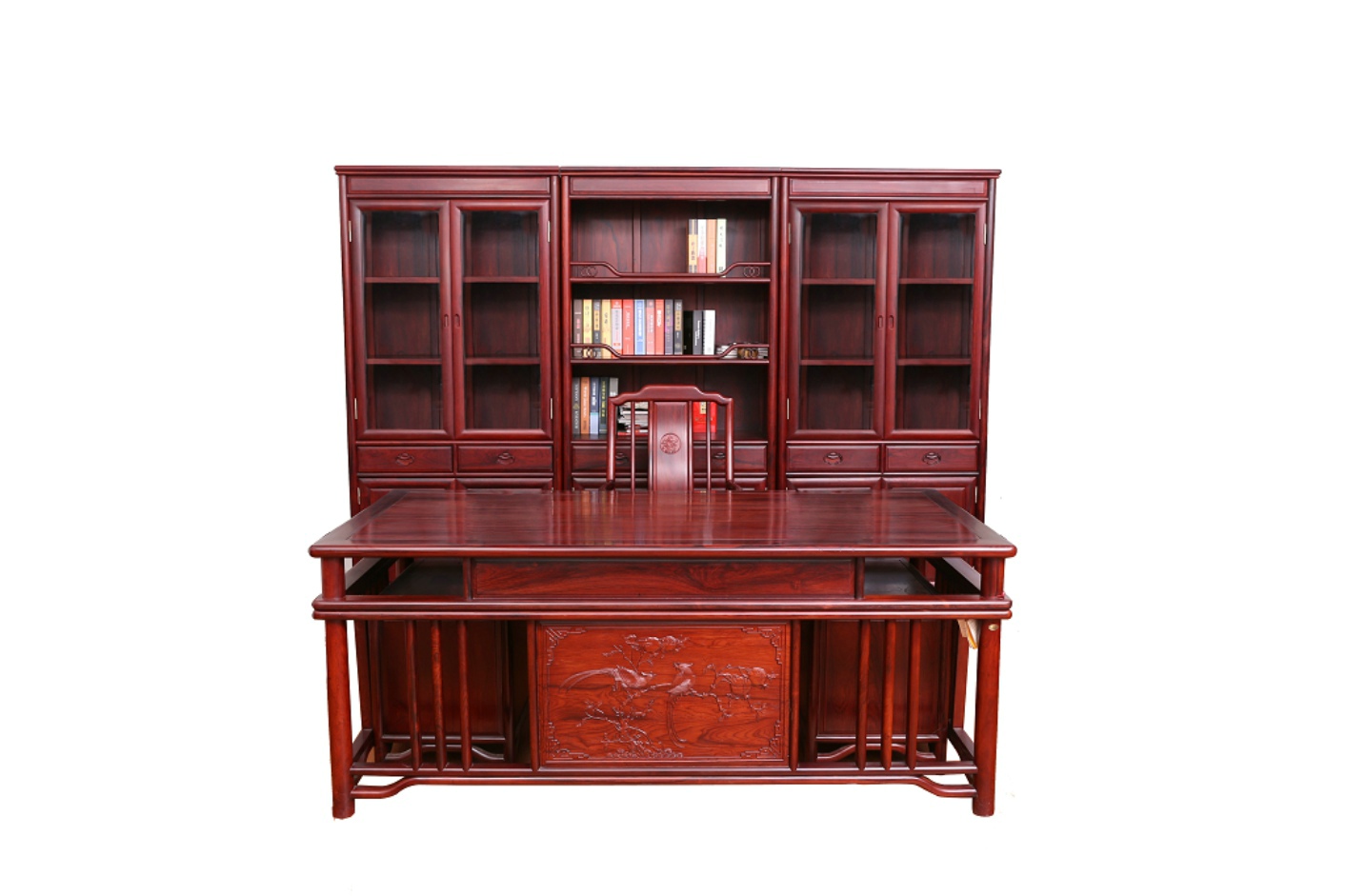 紅酸枝書柜圖片/紅酸枝書柜樣板圖 (2)