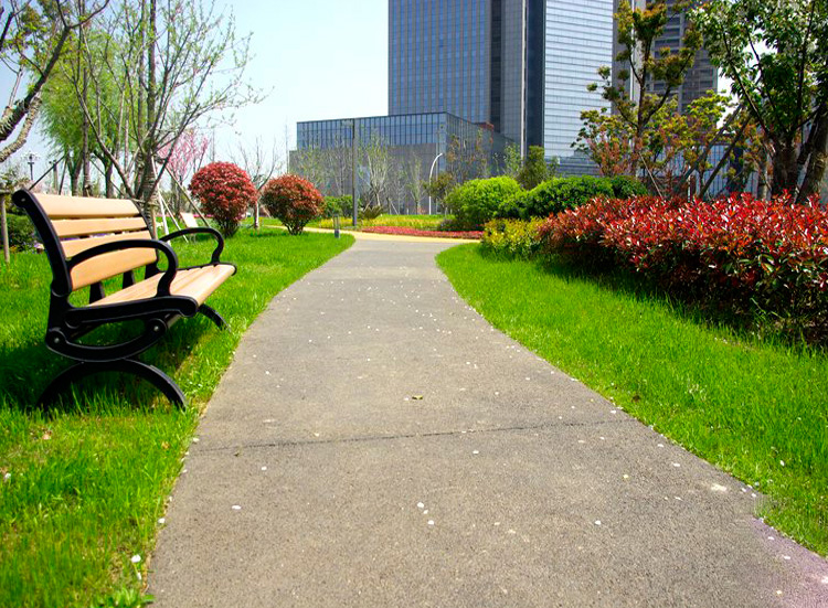 上海盼石透水混凝土在海綿城市建設(shè)圖片