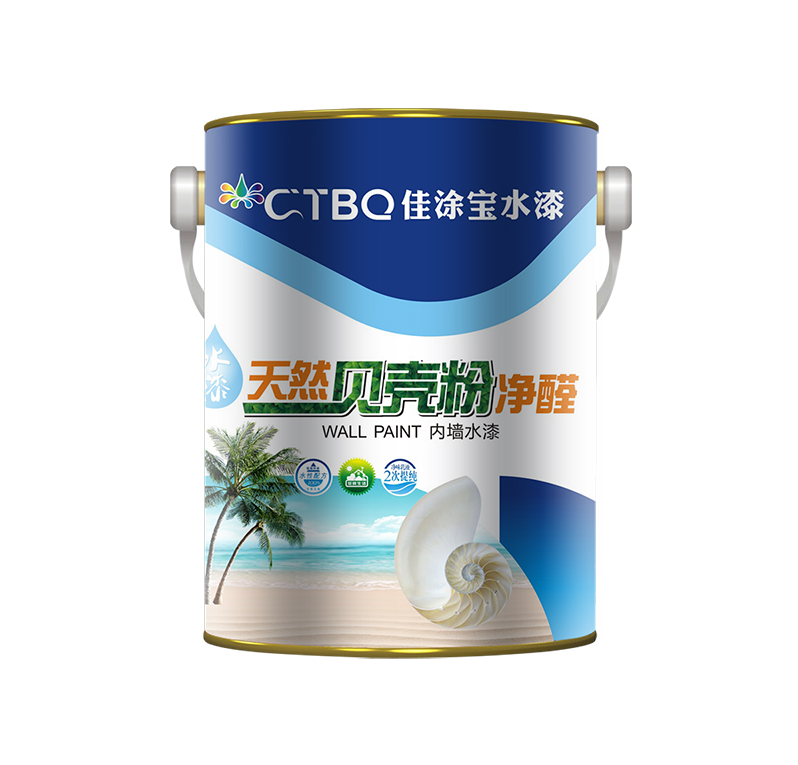 天然貝殼粉內(nèi)墻乳膠漆 水性涂料圖片