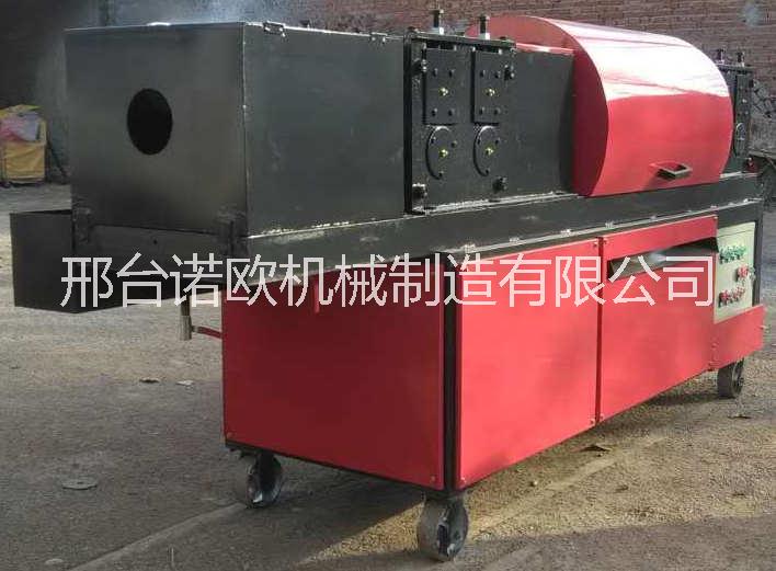 電動雙曲線鋼管調(diào)直刷漆一體機建筑工地腳手架調(diào)直機