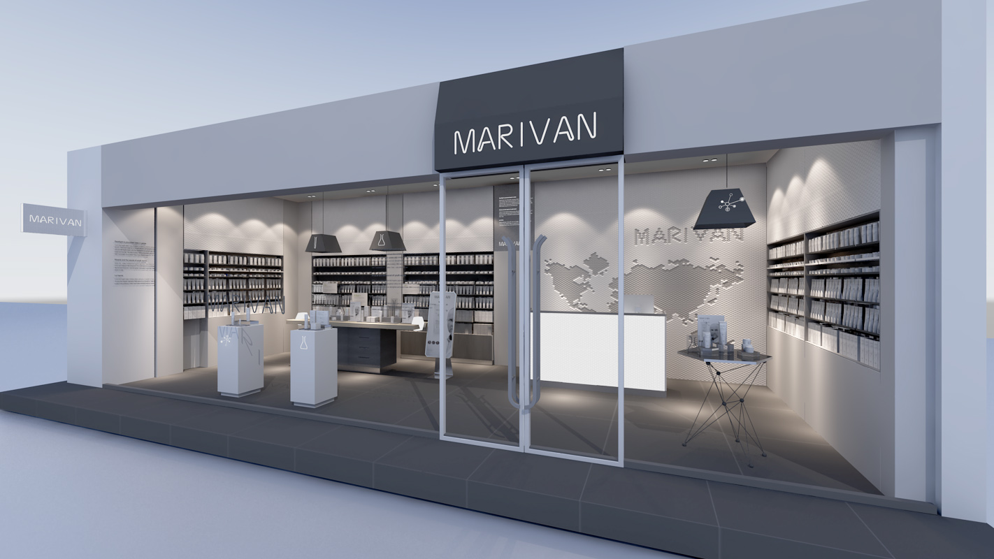 護膚品專賣店設計圖片/護膚品專賣店設計樣板圖 (1)