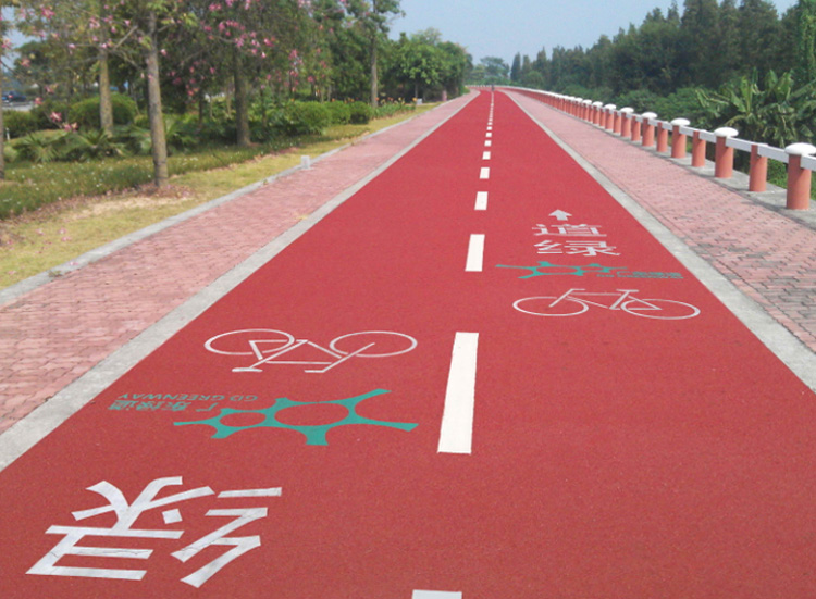 上海盼石新材料打造生態(tài)透水地面圖片