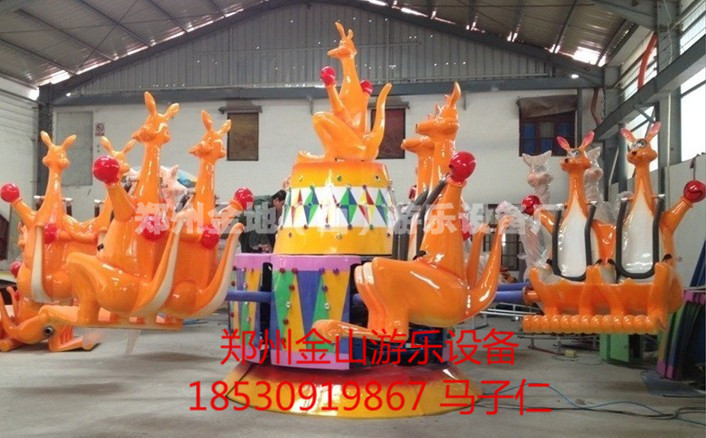 戶外成人廣場16座袋鼠跳彈跳機(jī)游樂設(shè)備旋轉(zhuǎn)升降 享受歡樂刺激