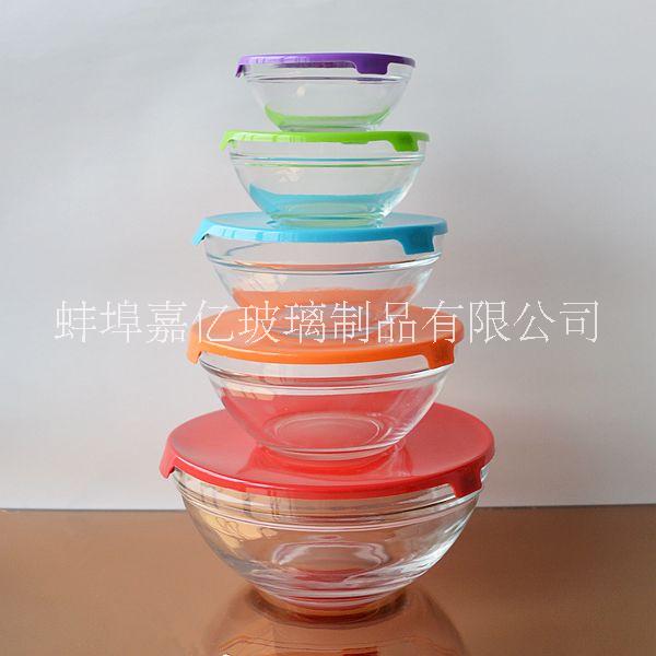 玻璃5件套碗禮品碗套裝碗圖片