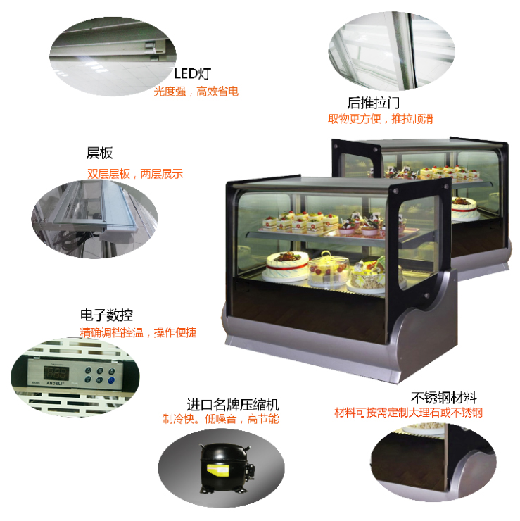 桌上型蛋糕柜圖片/桌上型蛋糕柜樣板圖 (2)