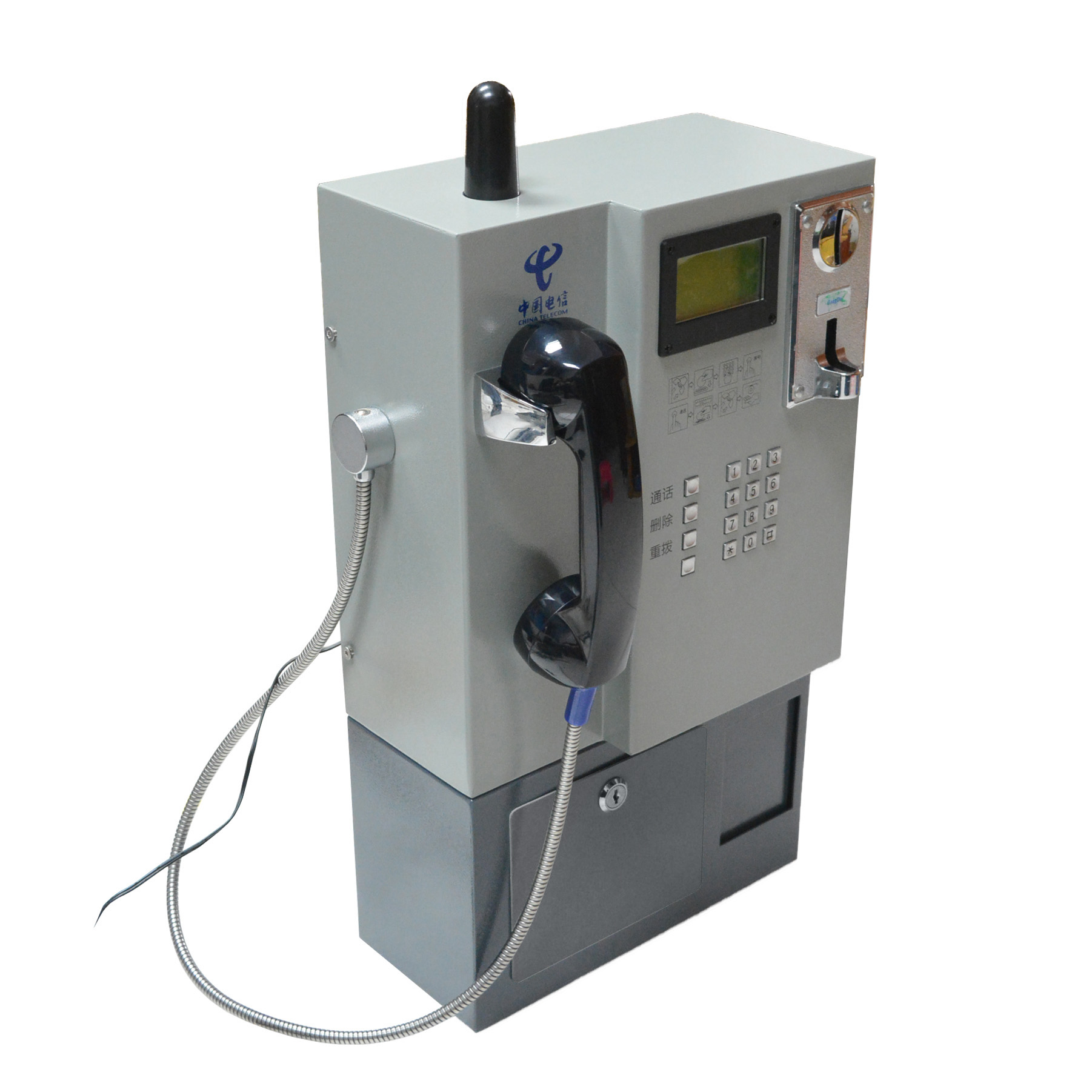 最新款無線投幣電話機(jī) 景區(qū)機(jī)場(chǎng)校圖片