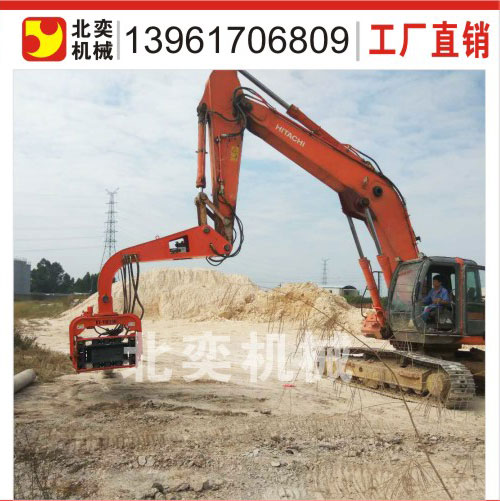 供應(yīng)北奕液壓打樁機(jī)，振動(dòng)打樁錘圖片