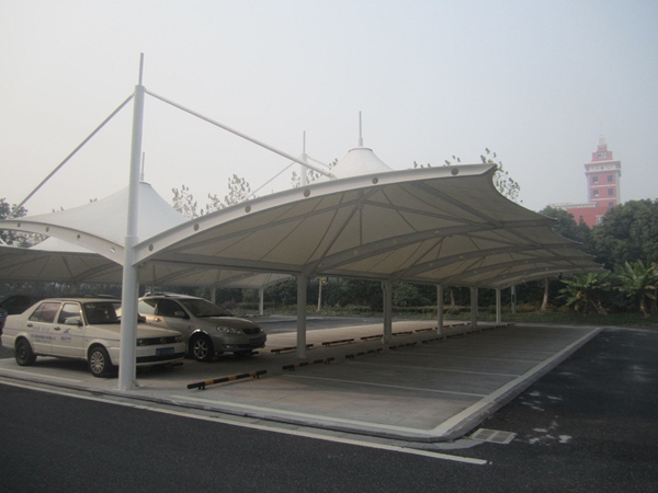 膜結(jié)構(gòu)車棚圖片/膜結(jié)構(gòu)車棚樣板圖 (2)
