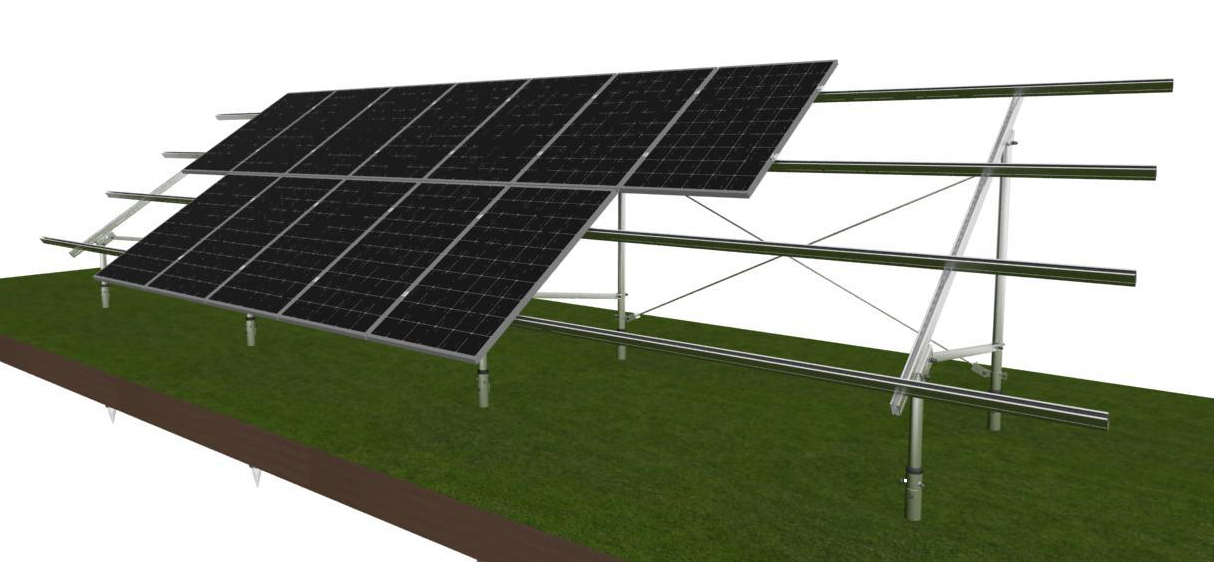 太陽能光伏支架圖片/太陽能光伏支架樣板圖 (1)