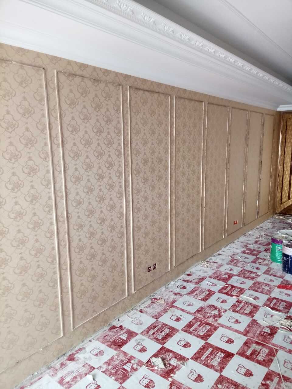 墻紙施工圖片/墻紙施工樣板圖 (2)