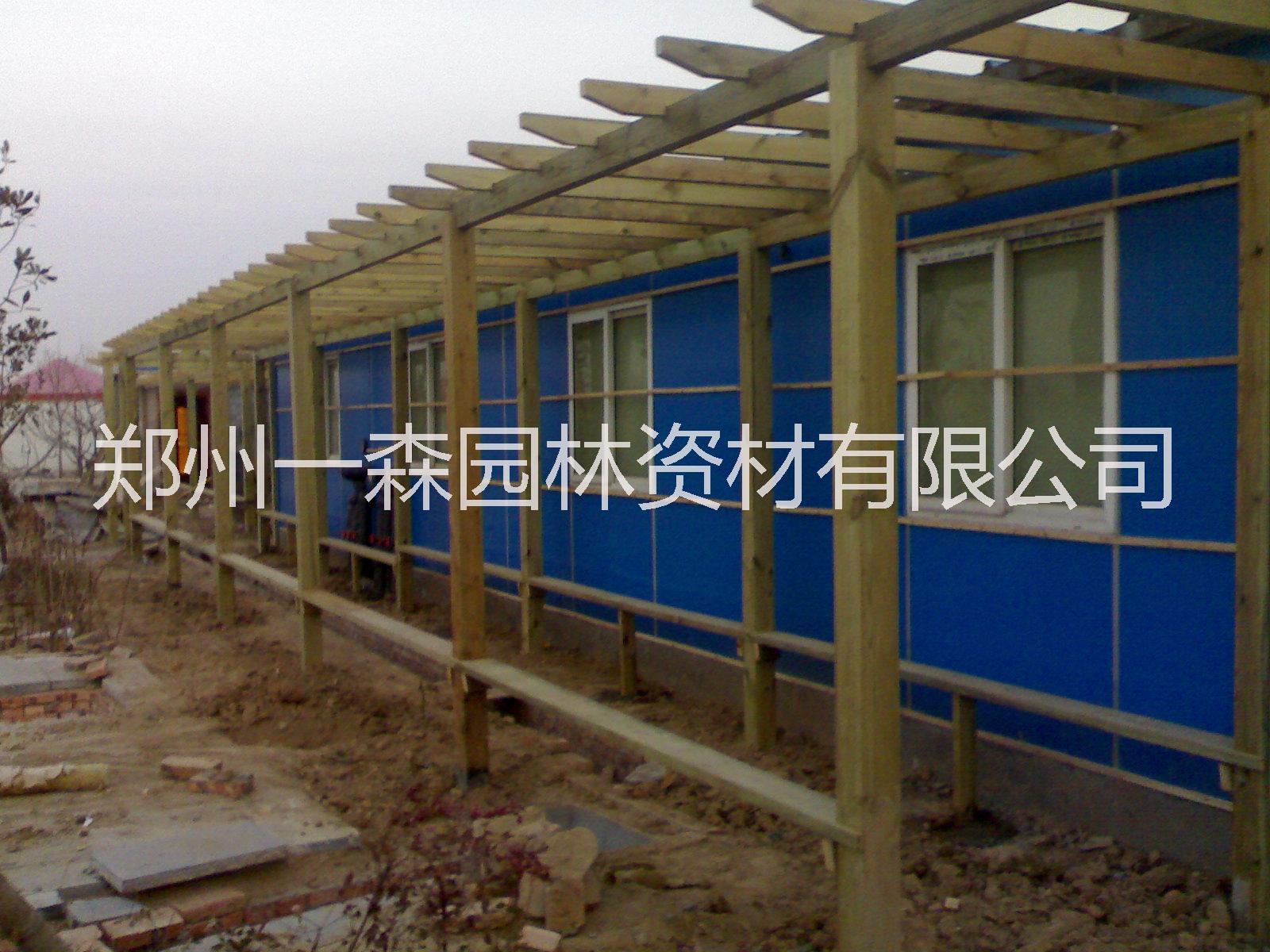 河南防腐木廠家直銷，河南防腐木四角涼亭廠家直銷