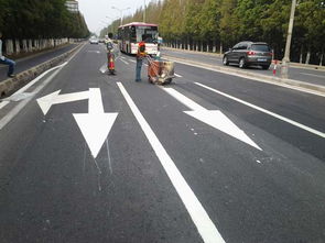 河南商丘道路劃線施工單位圖片