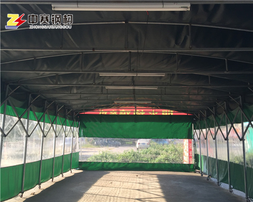 伸縮折疊篷燒烤排檔雨棚圖片/伸縮折疊篷燒烤排檔雨棚樣板圖 (2)
