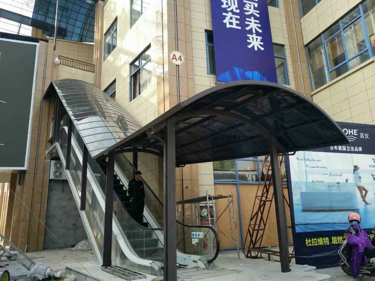 贛州陽光棚 過道走廊棚 雨棚 車棚定制電話400-135-6226 鋁合金雨棚