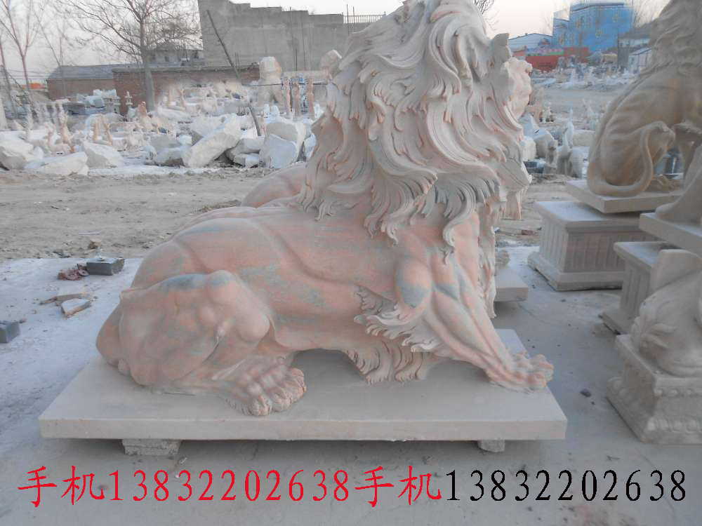白玉石獅子圖片/白玉石獅子樣板圖 (3)
