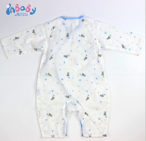 新品全棉紗布寶寶連身衣嬰兒爬行服圖片/新品全棉紗布寶寶連身衣嬰兒爬行服樣板圖 (3)