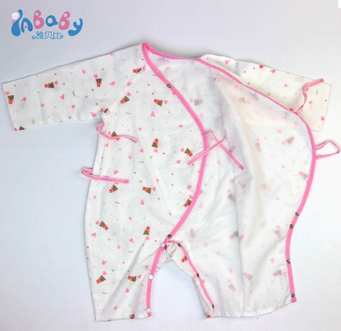 新品全棉紗布寶寶連身衣嬰兒爬行服圖片/新品全棉紗布寶寶連身衣嬰兒爬行服樣板圖 (1)