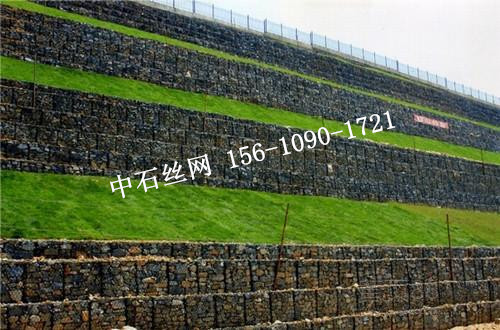 五絞格賓石籠 鍍鋅覆塑格賓籠圖片