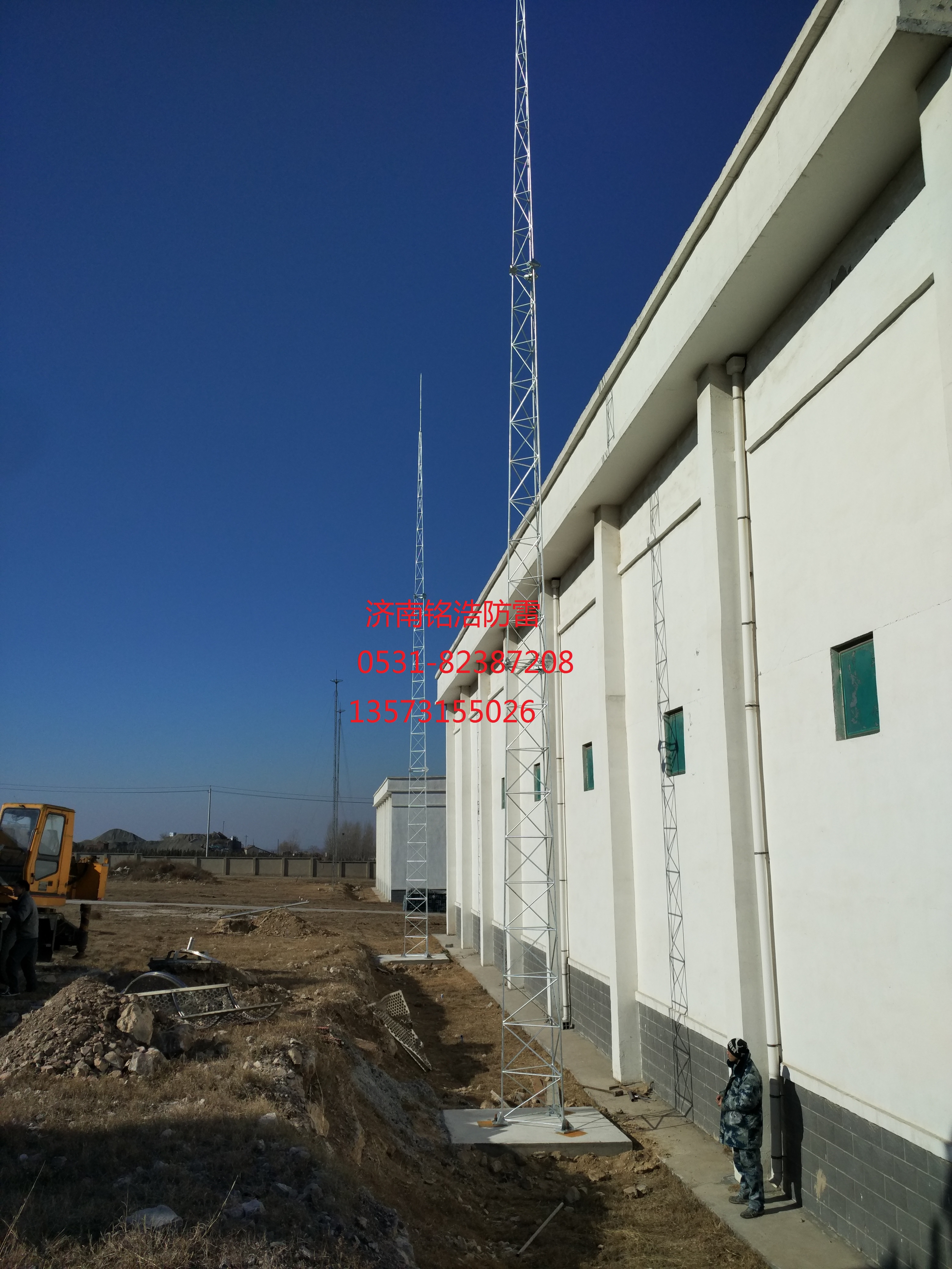 山東光伏發(fā)電站避雷針避雷塔圖片