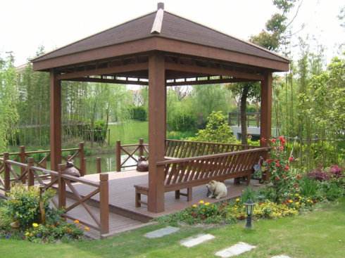 防腐木涼亭、防腐木平臺、涼亭、防腐木、亭子、葡萄架