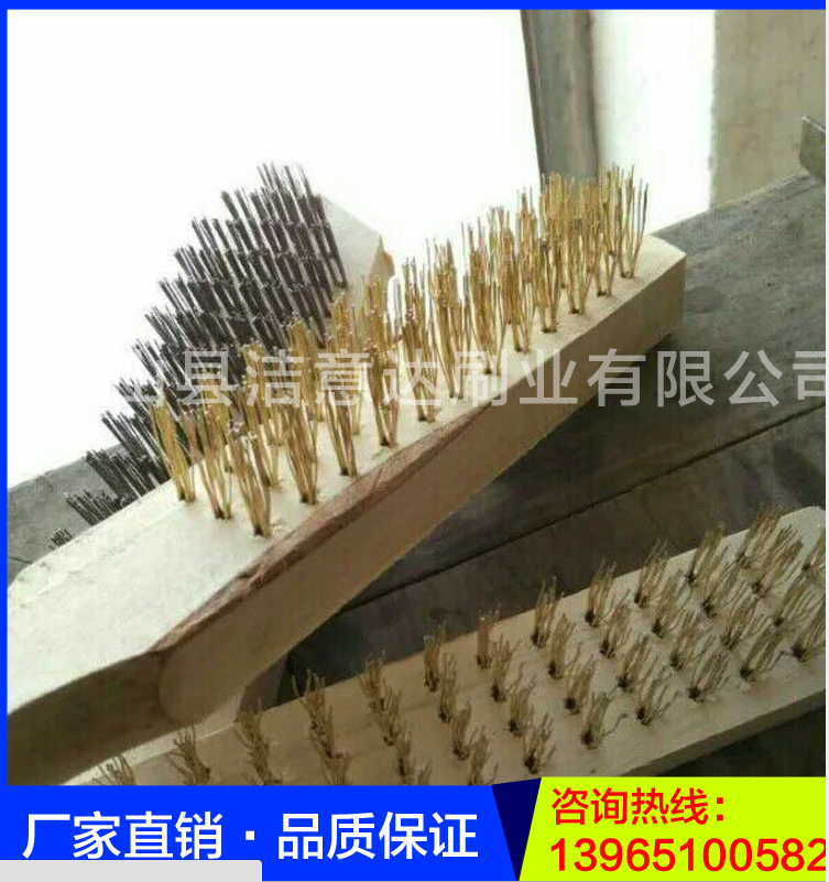 廠家批發(fā)鋼絲刷 拋光鋼絲刷 除銹的木柄鍍銅鋼絲 歡迎咨詢