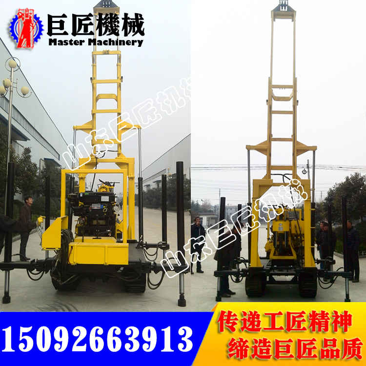 小型快速130米巖石水井鉆機圖片