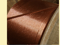 北京廠家供應連鑄銅包鋼絞線圖片